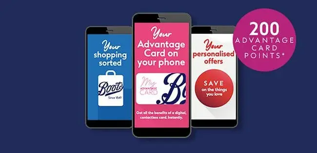 Boots elearning Advantage card